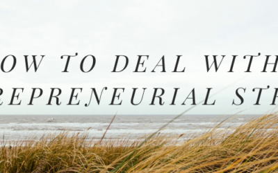How to deal with entrepreneurial stress