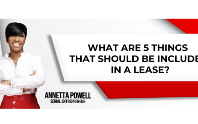 What are 5 Things that Should be Included in a Lease?